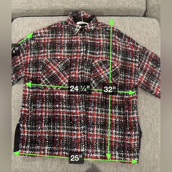 IRO Elmer Tweed Jacket 40 Shacket - Picture 9 of 10